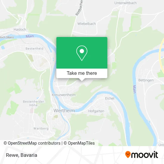 Rewe map