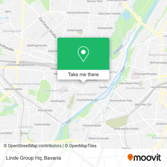 Linde Group Hq map