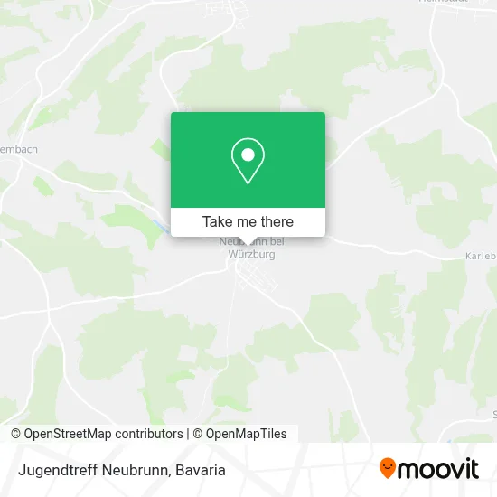 Jugendtreff Neubrunn map