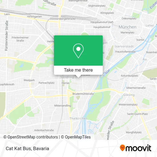 Cat Kat Bus map