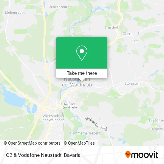 O2 & Vodafone Neustadt map