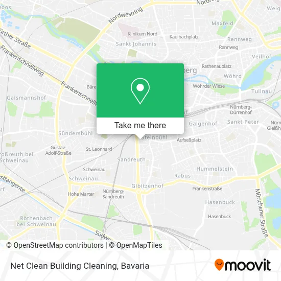 Net Clean Building Cleaning map