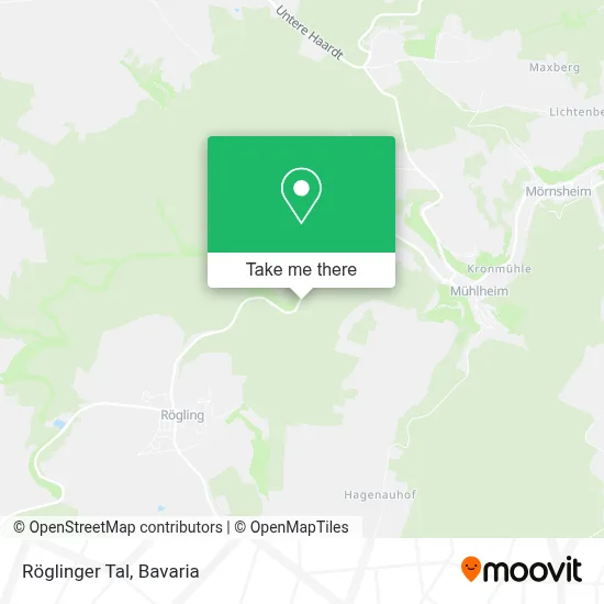 Röglinger Tal map