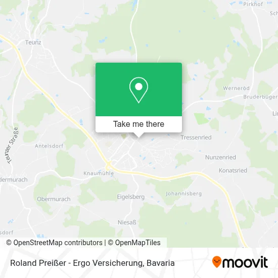 Roland Preißer - Ergo Versicherung map