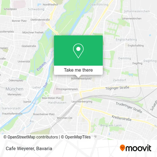 Cafe Weyerer map