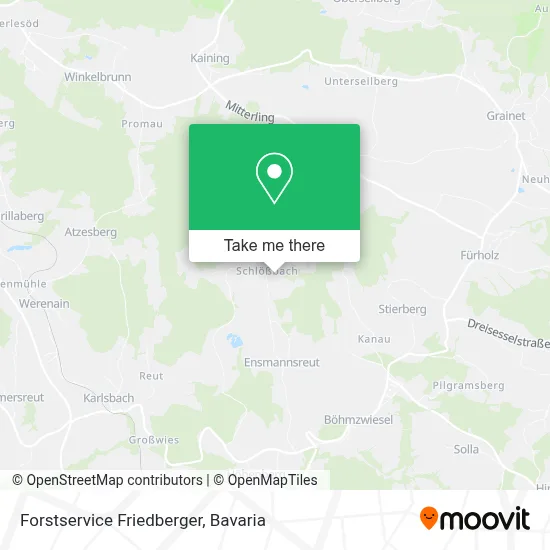 Forstservice Friedberger map