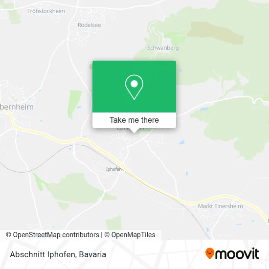 Abschnitt Iphofen map
