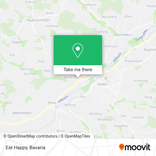 Eat Happy map