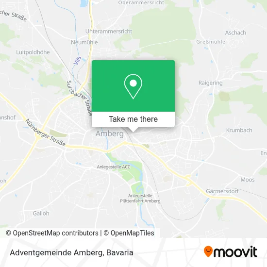 Adventgemeinde Amberg map
