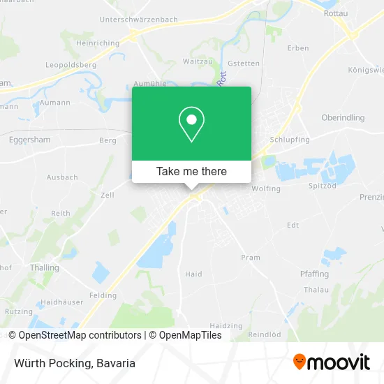 Würth Pocking map