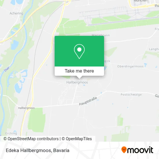 Edeka Hallbergmoos map