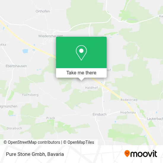 Pure Stone Gmbh map