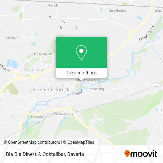 Bla Bla Diners & Coktailbar map