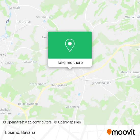 Lesimo map