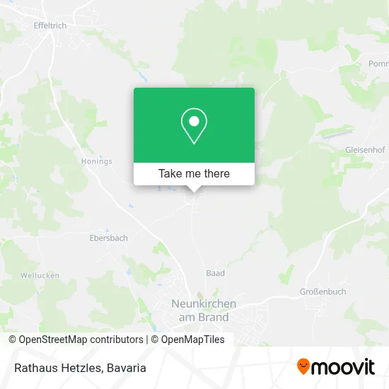 Rathaus Hetzles map