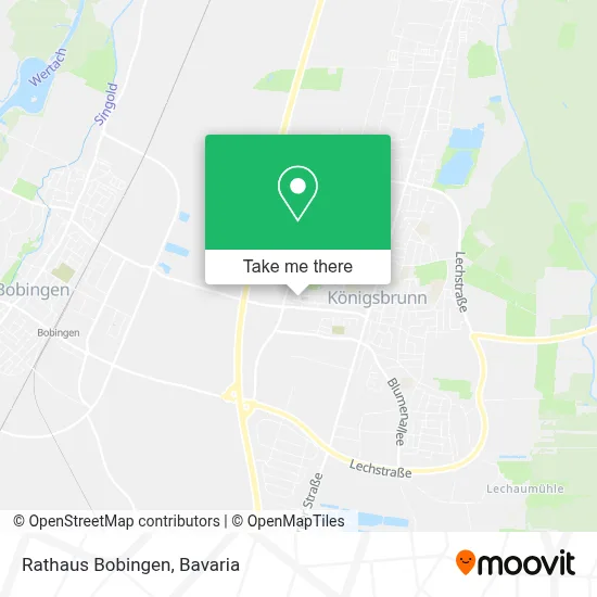 Rathaus Bobingen map