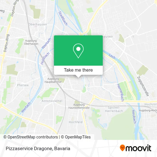 Pizzaservice Dragone map