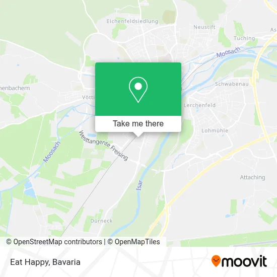 Eat Happy map