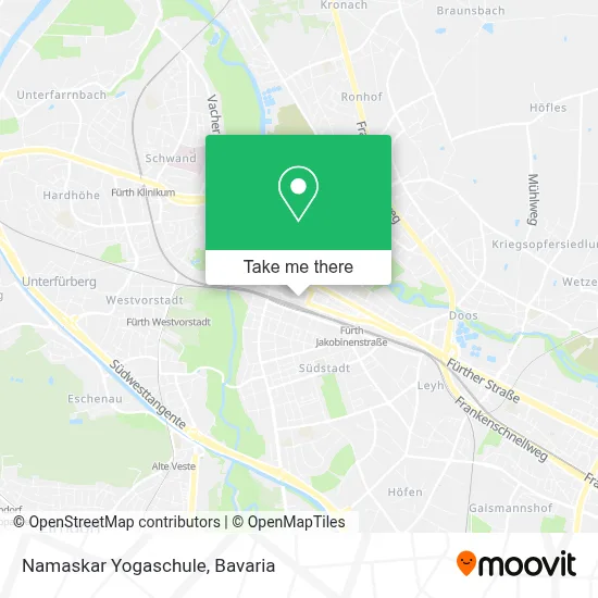 Namaskar Yogaschule map
