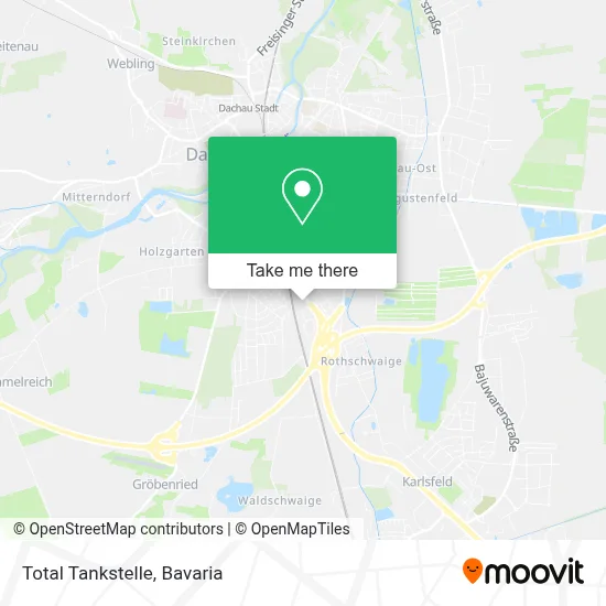 Total Tankstelle map
