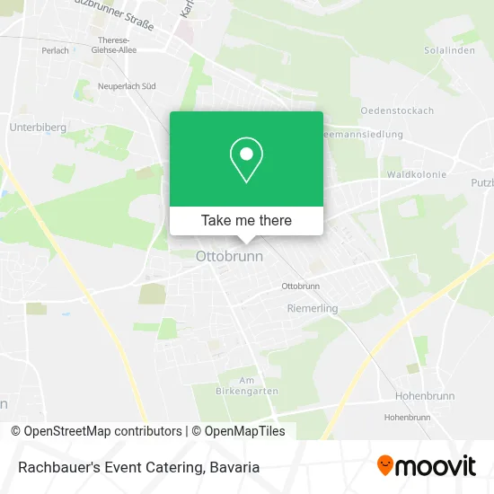 Rachbauer's Event Catering map