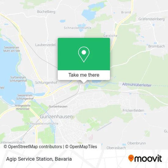 Agip Service Station map