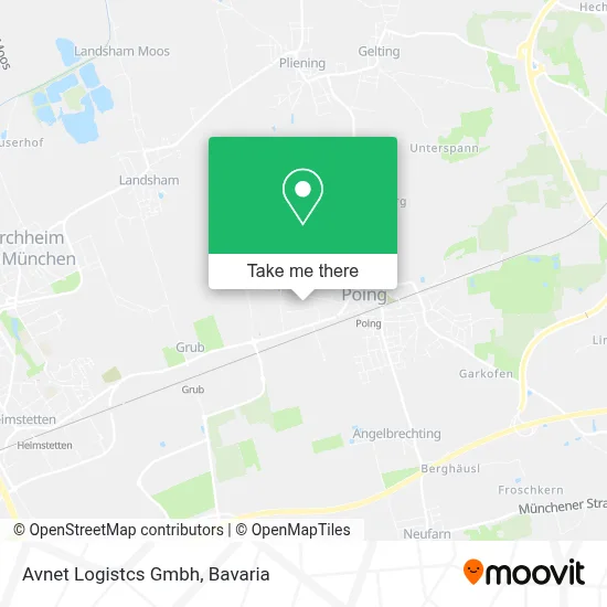 Avnet Logistcs Gmbh map