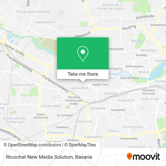 Ricochet New Media Solution map