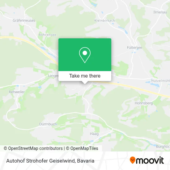 Autohof Strohofer Geiselwind map