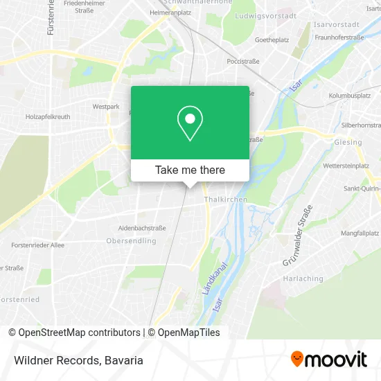 Wildner Records map
