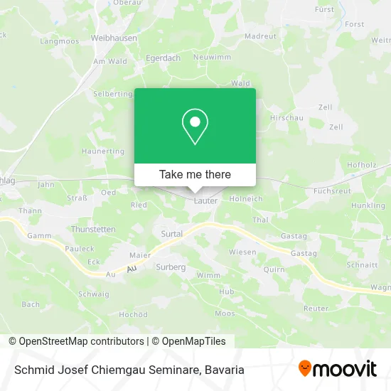 Schmid Josef Chiemgau Seminare map