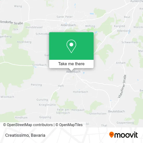 Creatissimo map