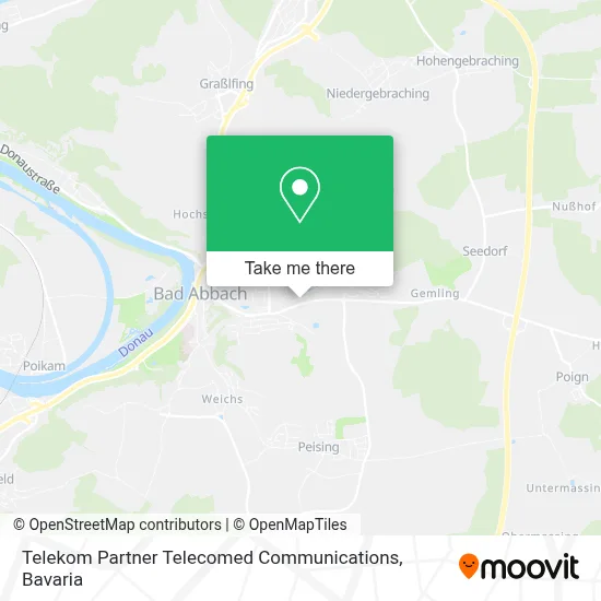 Telekom Partner Telecomed Communications map