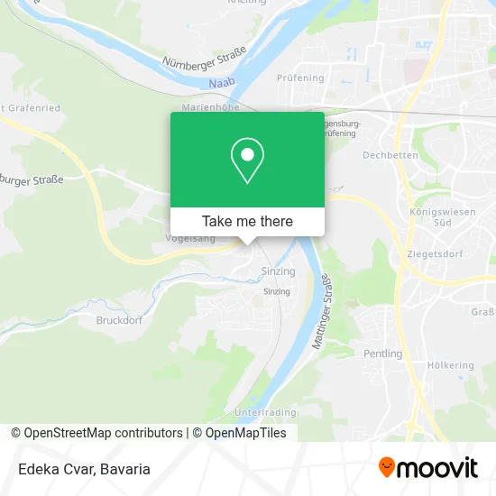 Edeka Cvar map