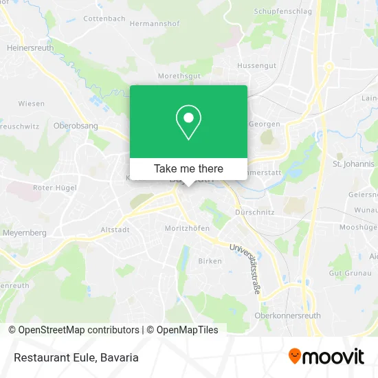 Restaurant Eule map