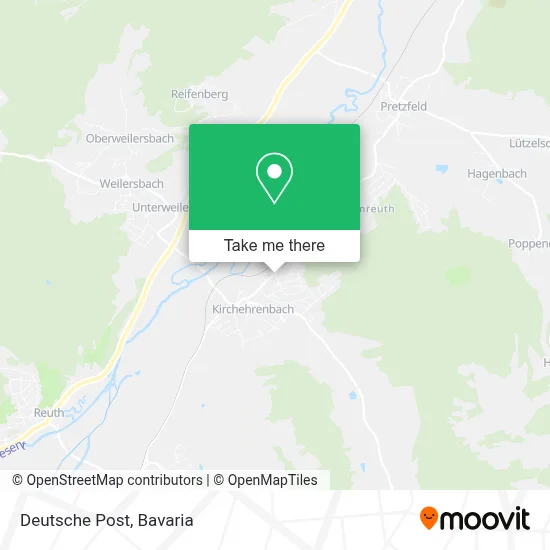 Deutsche Post map