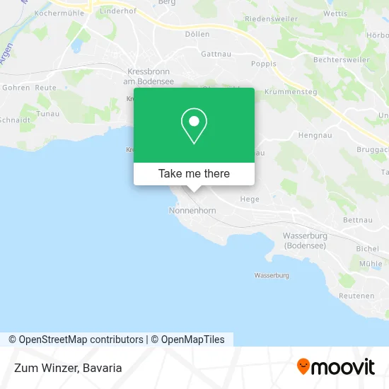 Zum Winzer map
