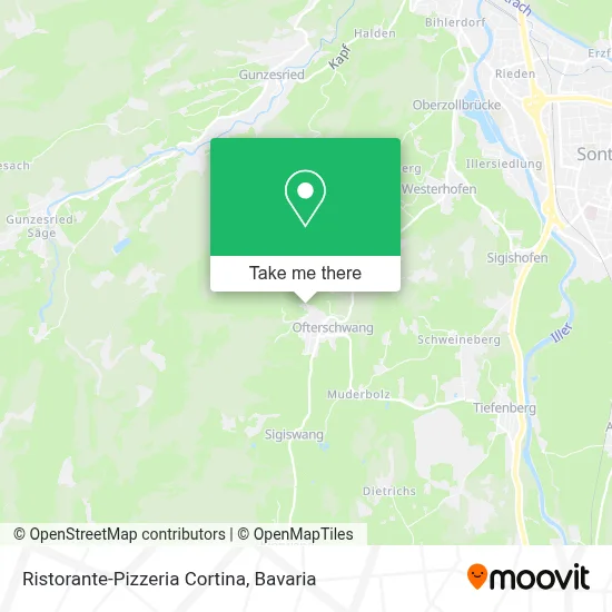 Ristorante-Pizzeria Cortina map
