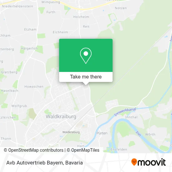 Avb Autovertrieb Bayern map