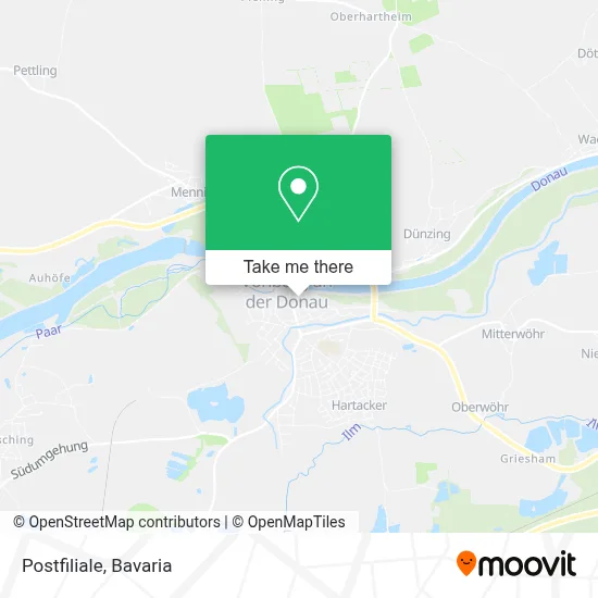 Postfiliale map