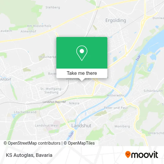 KS Autoglas map