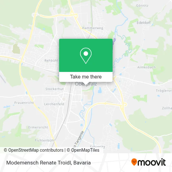 Modemensch Renate Troidl map