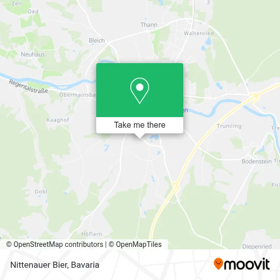 Nittenauer Bier map