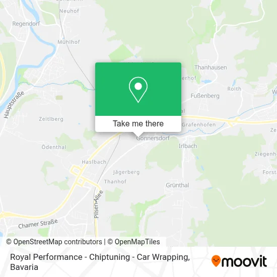 Royal Performance - Chiptuning - Car Wrapping map