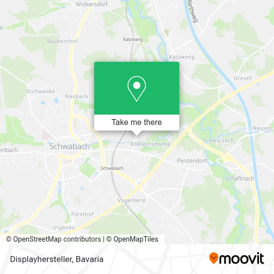 Displayhersteller map