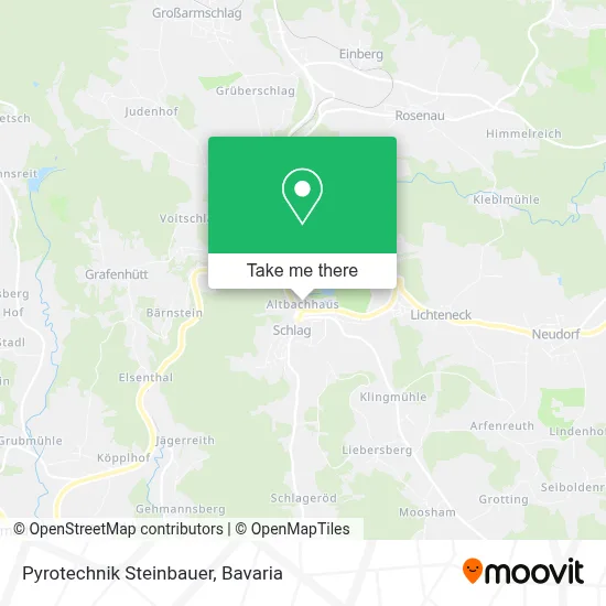 Pyrotechnik Steinbauer map