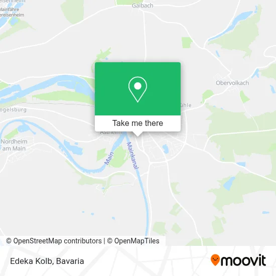 Edeka Kolb map
