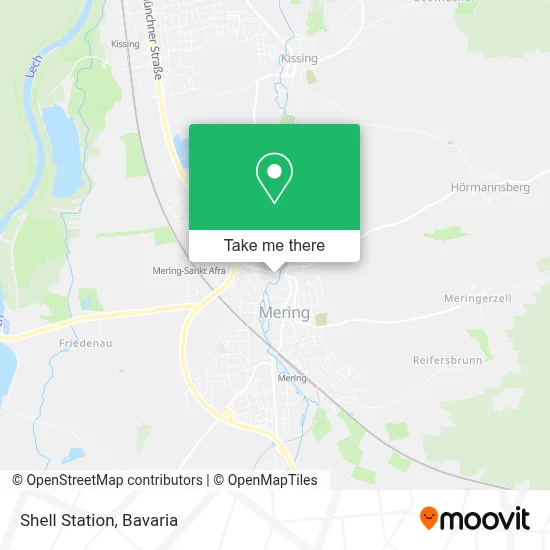 Shell Station map