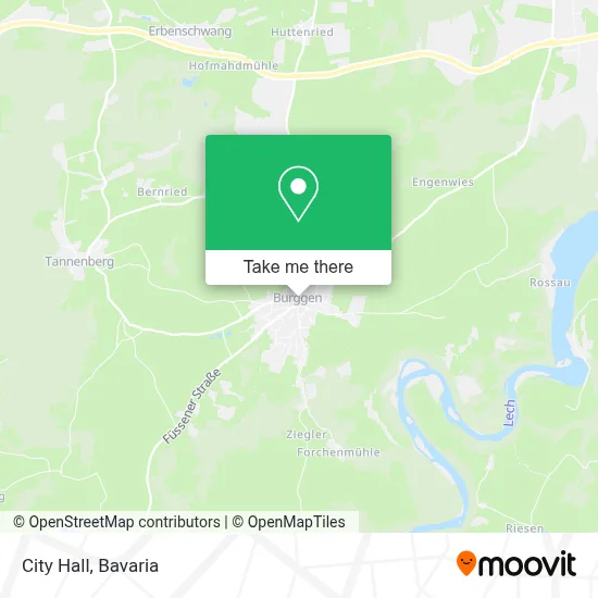 Rathaus map