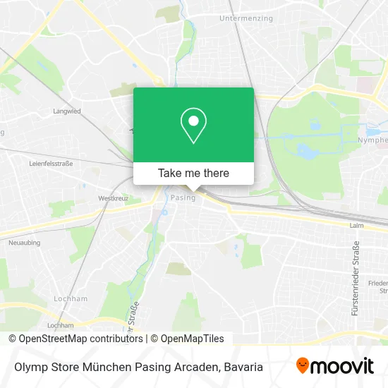 Olymp Store München Pasing Arcaden map